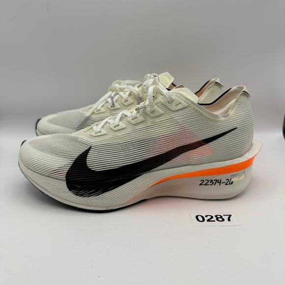 NIKE Women's 8 ZoomX Vaporfly Next% 4 Sail Orange Running HF6411-100 - Picture 6 of 7